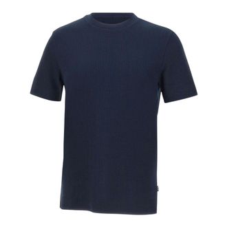 HUGO BOSS Tops, Heren, Blauw, 2Xl, Katoen, Thompson T-shirt