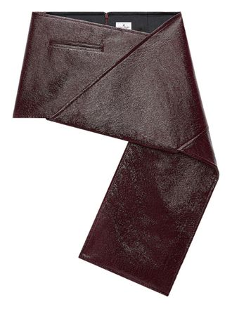 Courr&egrave;ges Womens Vinyl Mini Skirt