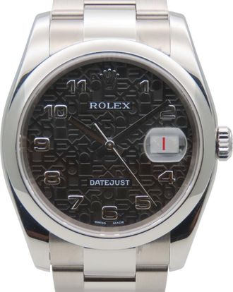 Rolex Datejust Stainless Steel Wristwatch (Pre-Owned)