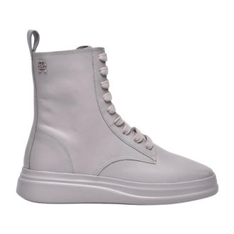 Tommy Hilfiger Dames, Schoenen, Grijs, Maat: 39 EU Leer