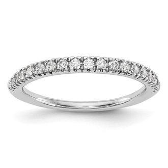 Diamond2Deal 14k Gold Lab Grown Diamond Wedding Band Ring 1/4Ct Clarity- VS Color- D-E