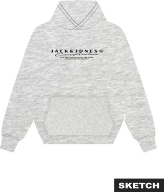 Jack & Jones JCOPOINT BRANDING SWEAT HOOD FST