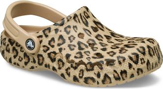 Crocs Baya Seasonal Printed Clog in Gold/Leopard at Nordstrom Rack, Size 10