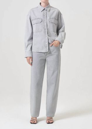 A Gold E Gwen Slice Shirt Top In Rain