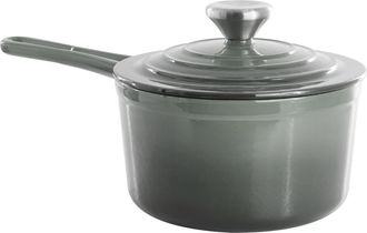 MegaChef 2 Quart Enameled Cast Iron Sauce Pan in Gray at Nordstrom