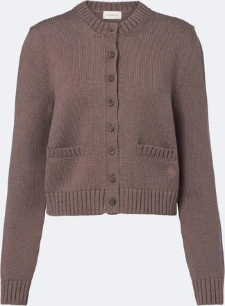 Magda Butrym Cardigan in cotone a coste