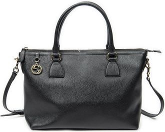 Gucci Large GG Charm Zip Tote schoudertas
