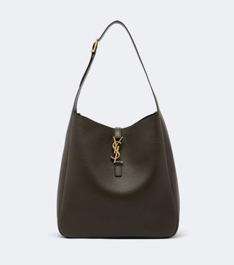 Saint Laurent Le 5 &agrave; 7 Supple Large leather shoulder bag