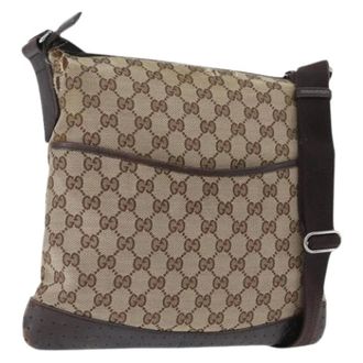 Gucci Pre-owned Vintage GG Canvas Shoulder Bag - - Pre-owned - Donna - Beige - ONE SIZE