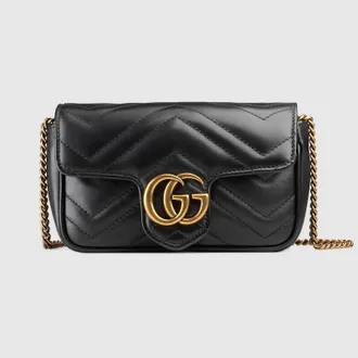 Black gucci pocketbook hotsell