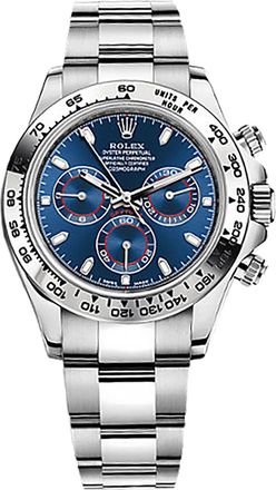 Rolex Pre-owned Rolex Cosmograph Daytona Chronograph Tachymeter Blue Dial Mens Watch 116509BLSO