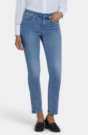 NYDJ Sheri Slim Straight Leg Jeans in Bastille Sea at Nordstrom Rack, Size 10