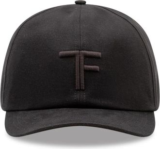 Tom Ford Canvas Cap - Heren - Petten - Zwart - M - Katoen - Accessoires