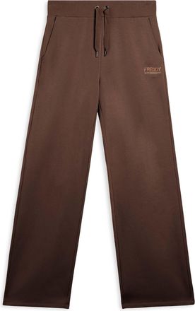 Freddy Pantaloni wide leg da donna con logo in strass bicolore