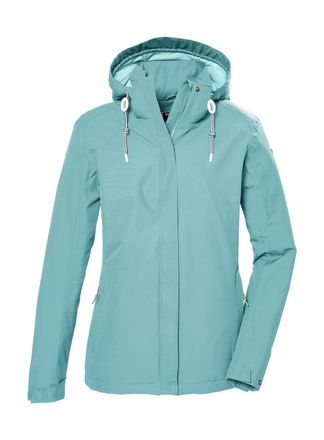Killtec Outdoorjacke KILLTEC KOS 61 WMN JCKT, Damen, Gr. 36, blau (hellpetrol), Oberstoff: 100% Polyester, Futter: 100% Polyester, Jacken Outdoorjacke, Funkti