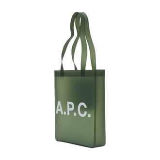 A.P.C. Womens Lou Tote Green Synthetic