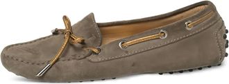 Tod's Mocassini da barca in pelle scamosciata Pre-owned - Toni neutri