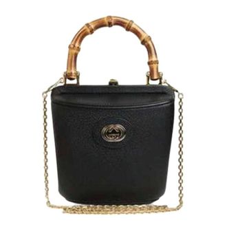 Gucci Pre-owned Mini Marina Bucket Bag - Pre-owned - Mujer - Negro - ONE SIZE