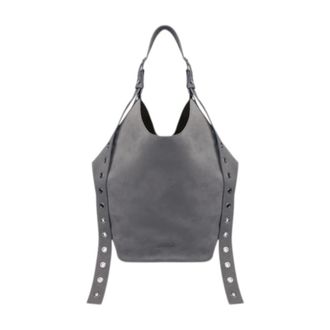 Dondup Tote Bags, female, Gray, Size: ONE SIZE Tote Bags