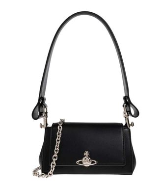 Vivienne Westwood Black Hazel Small Shoulder Bag