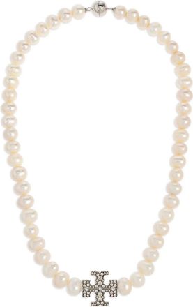 Tory Burch Collana con perle sintetiche - Toni neutri