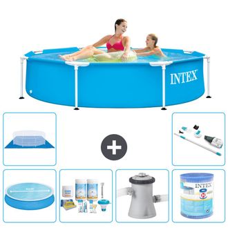 Intex Piscina Con Estructura Redonda - 244x51 Cm - 7-piezas S31461