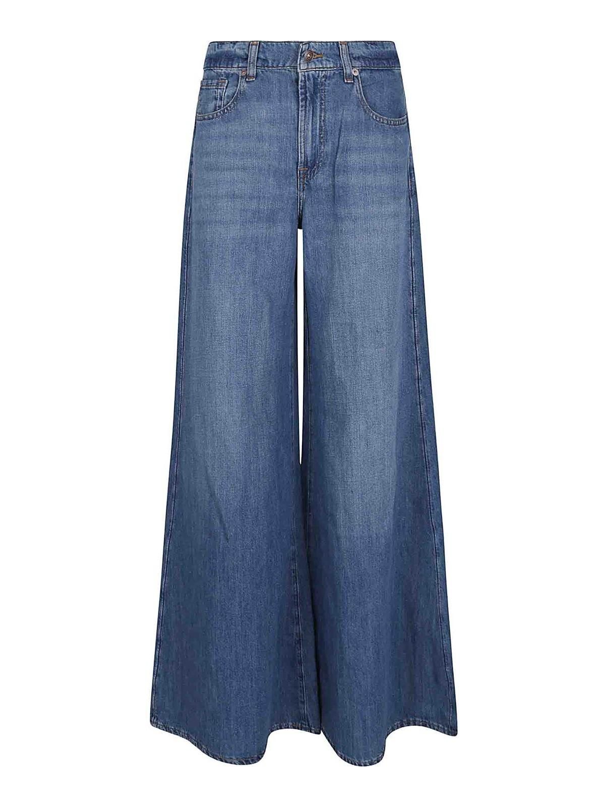 Jupe En Jean 7 For All Mankind Pour Femme - Taille 29 - Style Midi Décontracté