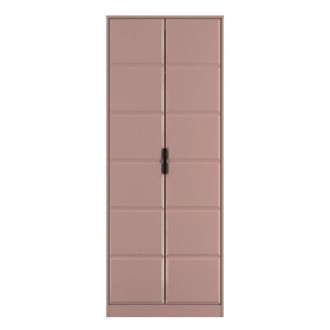 Welcome Furniture Bremen Ready Assembled 2 Door Wardrobe in Kobe Pink - Welcome Furniture | TJ Hughes