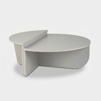 Calicosy Mesa De Centro De Dise&ntilde;o Moderno Con Dos Alturas Orion - Gris