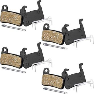 OEM Pastillas De Freno Para Bicicleta - Pastillas De Freno De Disco - Ciclismo Seguro - Material De Resina - 4 Pares - Negro