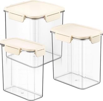 Sorbus 3-Pack Large Stackable Food Storage Containers