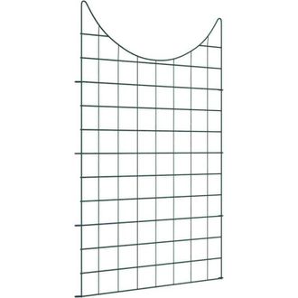 vidaXL Juego De Cercas Para Estanque 8 Pcs Verde 50 X 80 Cm Acero Vidaxl