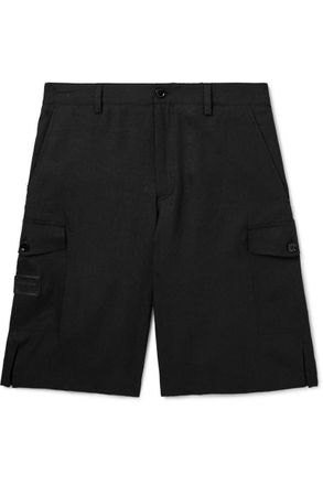 Dolce & Gabbana Wide-Leg Linen Cargo Shorts