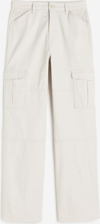 H&M Cargohose aus Twill - Beige