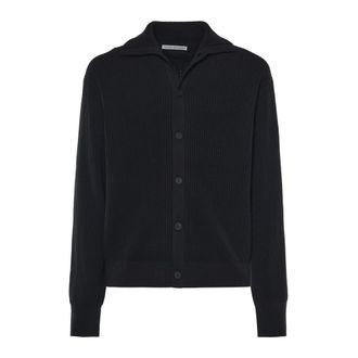 STUDIO NICHOLSON Oran Cardigan - Heren - Truien - Zwart - Maat: XL Mohair