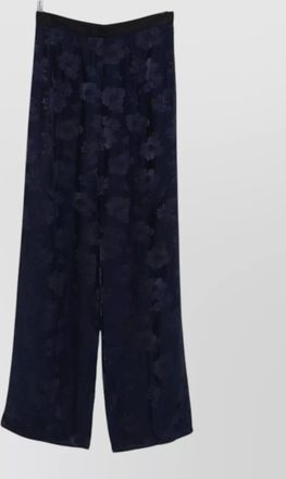 Forte_Forte floral-print high-rise wide-leg trousers