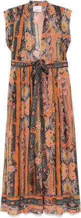 Isabel Marant Abito lungo Melissa - Arancione