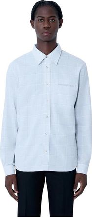 Kiko Kostadinov Button-Down Shirt - Heren - Casual Overhemden - Wit - L - Katoen - Overhemden