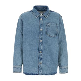 Ami Denim Overshirt - Heren - Spijkeroverhemden - Blauw - XS - Denim - Overhemden