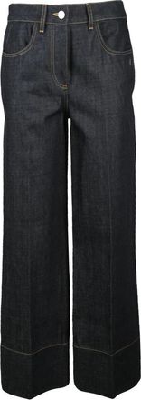 Givenchy Wide Jeans - Dames - Loose Fit Jeans - Blauw - W28 - Katoen - Jeans