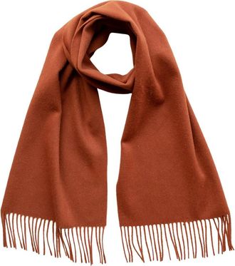 TBCo Lambswool Block Color Scarf in Rust Melange at Nordstrom, Size Medium
