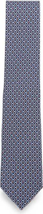 Ferragamo Gancini Links Print Silk Tie