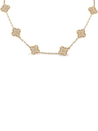 Van Cleef & Arpels Alhambra diamond necklace - Oro