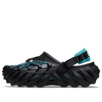 Crocs Echo Reflective Laces Clog Black Teal 210004-001