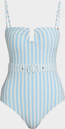 SIMKHAI Noa Bandeau One-Piece Swimsuit