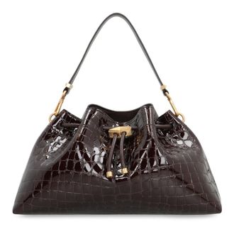 Jimmy Choo London Bucket Bags, female, Brown, Size: ONE SIZE Cinch M Bag