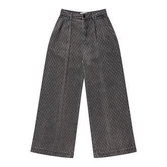 Munthe Pantalones Anchos - Jeans - Mujer - Gris - 2XS