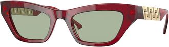 Versace VE4419 388/2 Womens Sunglasses Red Size 52