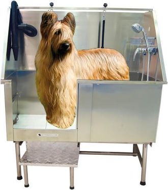 OEM Ba&ntilde;era Para Perros Apta Para Peluquer&iacute;as Caninas Ib&aacute;&ntilde;ez De Acero Inoxidable Ni&aacute;gara Con Puerta