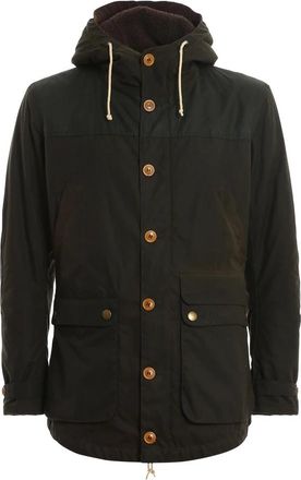 Barbour Groene Katoenen Game Parka Jas - Heren - Parka Jassen - Groen - L - Katoen - Jassen